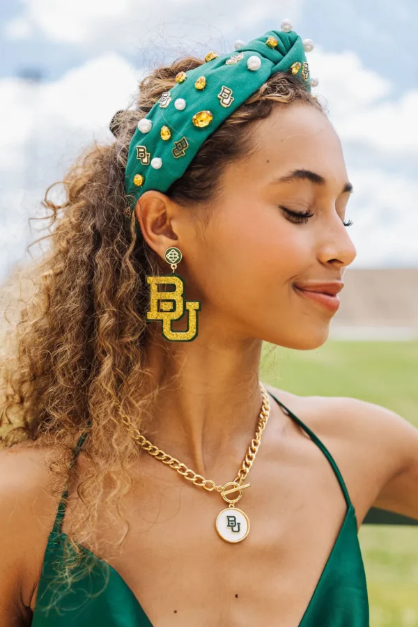 Baylor Logo Earrings-Brianna Cannon New
