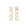 Baylor SIC'EM BEARS Pavé Rhinestone Stud Earrings-Brianna Cannon Discount