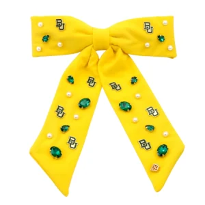 Baylor Yellow Bow Barrette-Brianna Cannon Sale
