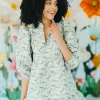 BC Bib Dress - Blue Skies Camellia Dress-Brianna Cannon Outlet