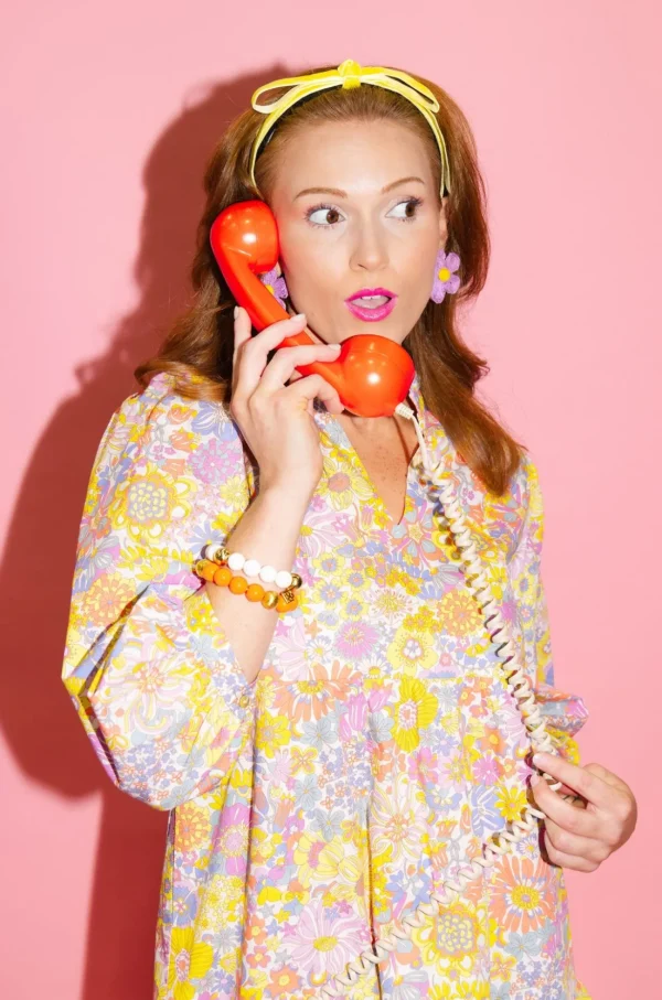 BC Bib Dress - Colorful Poppy-Brianna Cannon Fashion