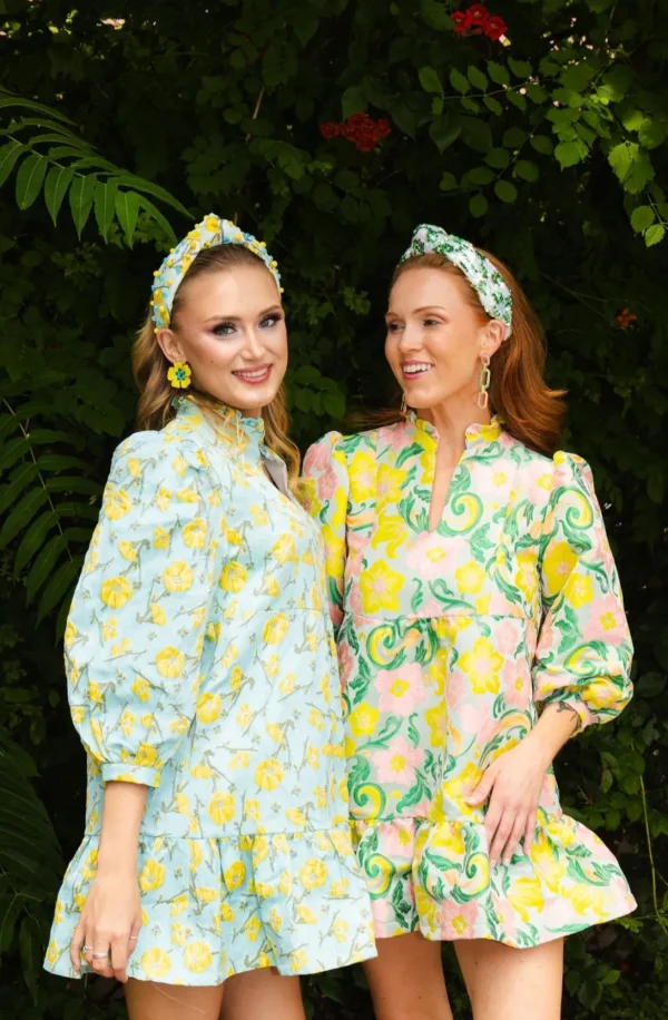 BC Bib Dress - Golden Cali Flowers-Brianna Cannon Best