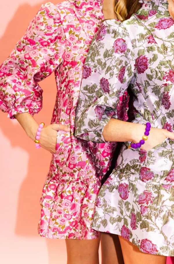 BC Bib Dress - Lavender Roses-Brianna Cannon Hot