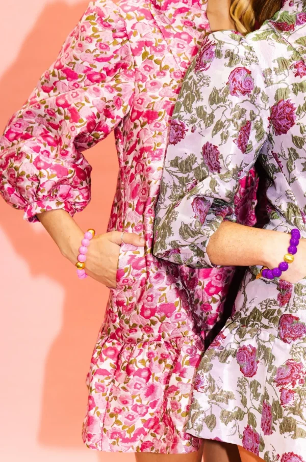 BC Bib Dress - Rose Garden-Brianna Cannon Clearance