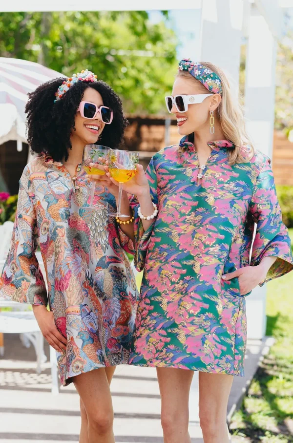 BC Caftan - Baroque Brush Strokes-Brianna Cannon Fashion