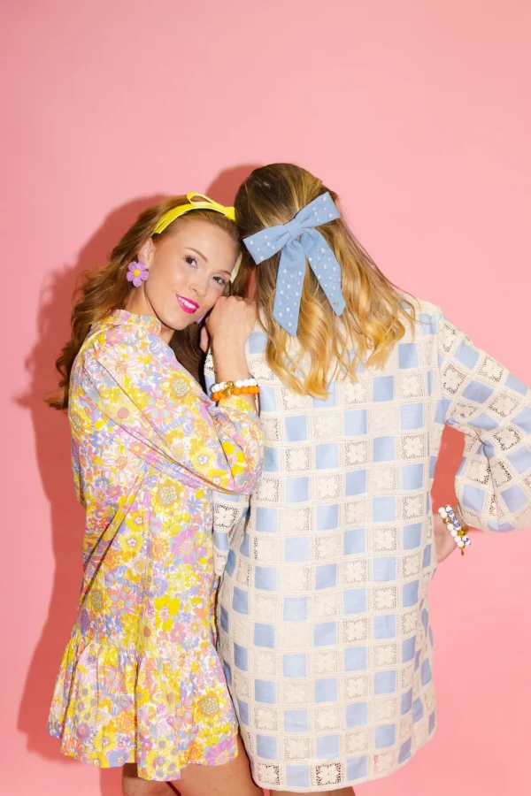 BC Caftan - Blue Patchwork-Brianna Cannon Online