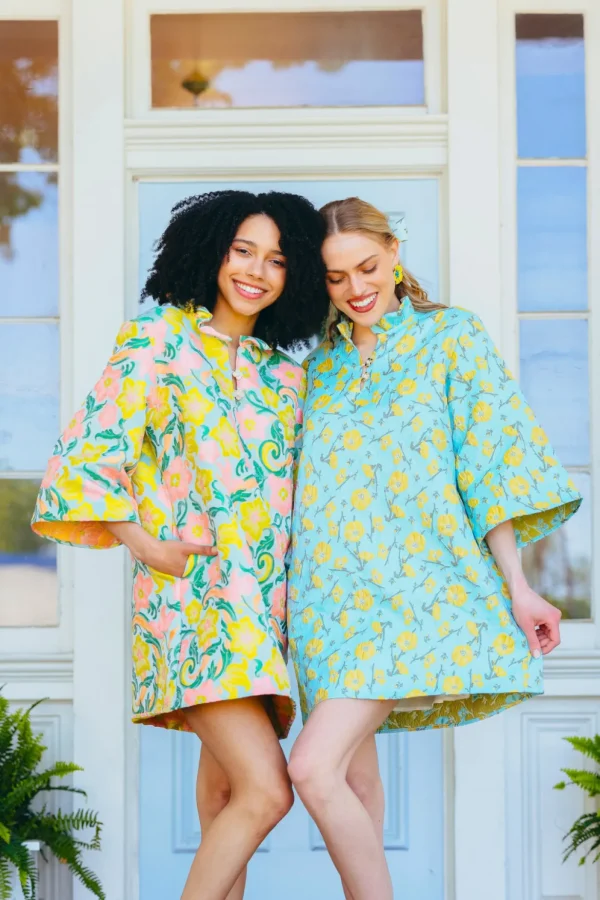 BC Caftan - Golden Cali Flowers-Brianna Cannon Sale