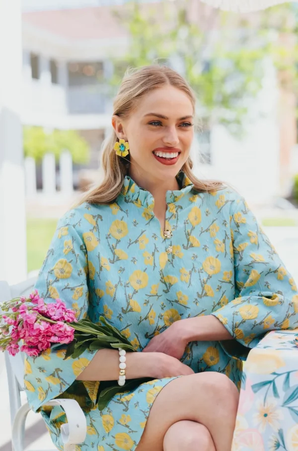 BC Caftan - Golden Cali Flowers-Brianna Cannon Sale
