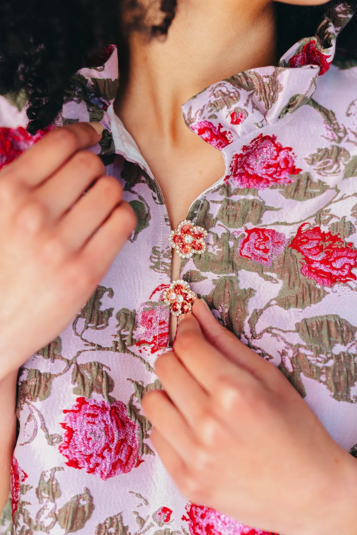 bc_caftan__lavender_roses_1.webp BC Caftan - Lavender Roses-Brianna Cannon Fashion