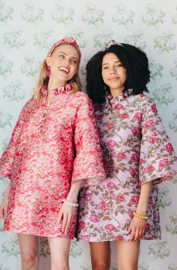 BC Caftan - Lavender Roses-Brianna Cannon Fashion