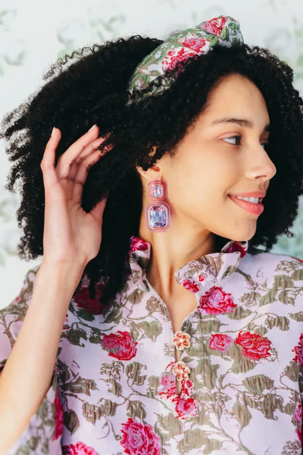 BC Caftan - Lavender Roses-Brianna Cannon Fashion