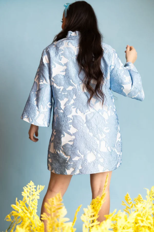 BC Caftan - Powder Blue Floral PRE-ORDER (Est. Ship 3/19)-Brianna Cannon Best