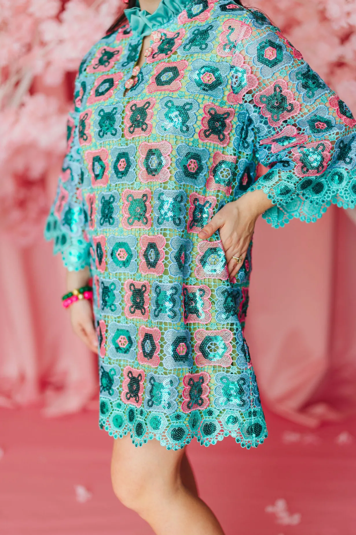 bc_caftan__turquoise_mosa_7.webp BC Caftan - Turquoise Mosaic-Brianna Cannon Outlet