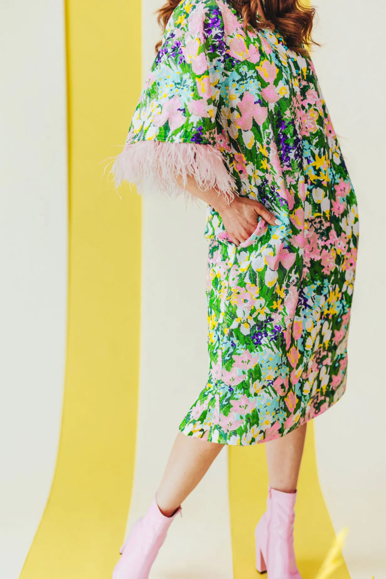 bc_midi_caftan__sparkling_14.webp BC Midi Caftan - Sparkling Blossoms PRE-ORDER (Est. Ship 3/18)-Brianna Cannon Outlet