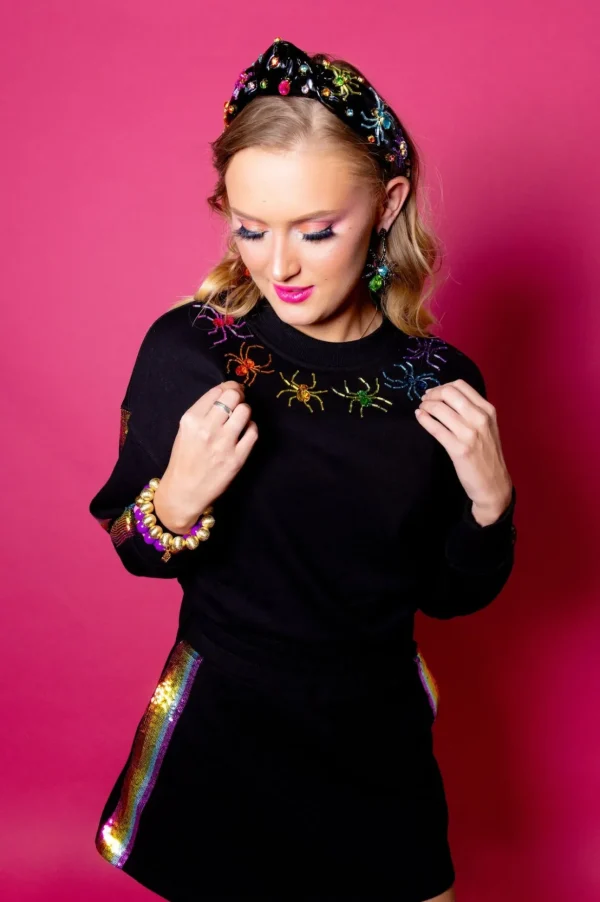 BC Rainbow Spiders Sweatshirt-Brianna Cannon Clearance
