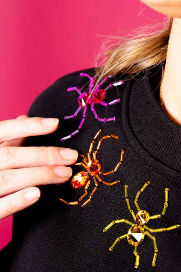 BC Rainbow Spiders Sweatshirt-Brianna Cannon Clearance