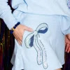 BC Sky Blue Bow Skirt/Skort-Brianna Cannon Online