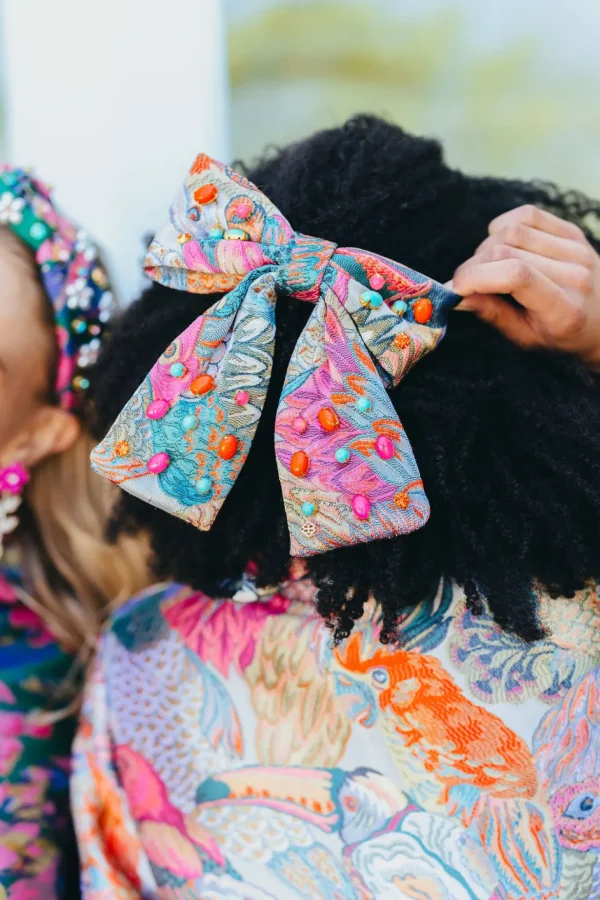 Bird Bam Bow Barrette With Cabochons-Brianna Cannon Fashion
