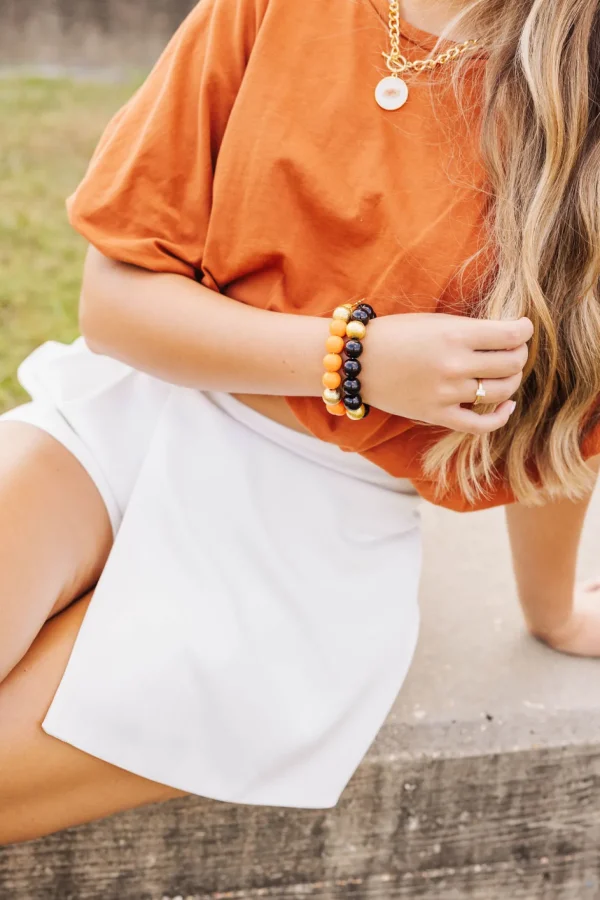 Black Beaded Brianna Bracelet-Brianna Cannon New