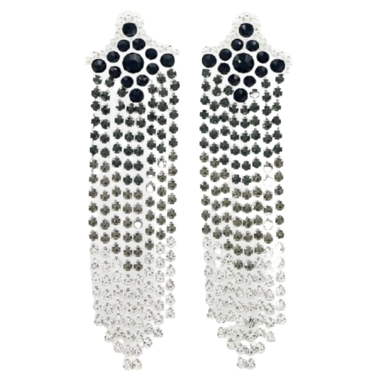 black_ombre_crystal_casca_0.webp Black Ombre Crystal Cascade Earrings-Brianna Cannon Sale