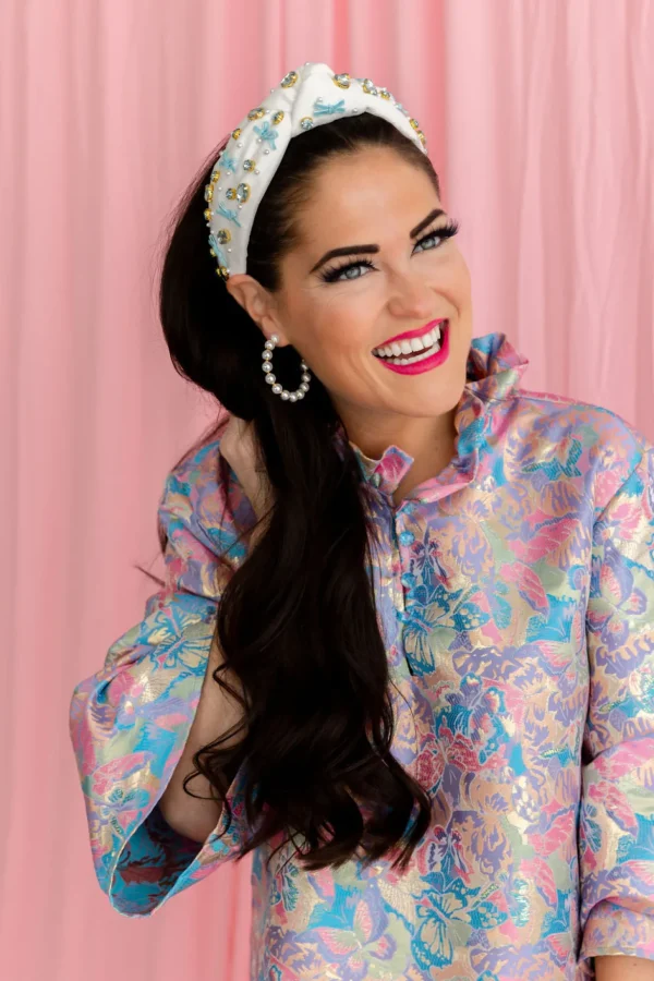 Blue Bow Headband-Brianna Cannon Hot