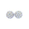 Bouquet Button Stud in Antique Blue-Brianna Cannon Best