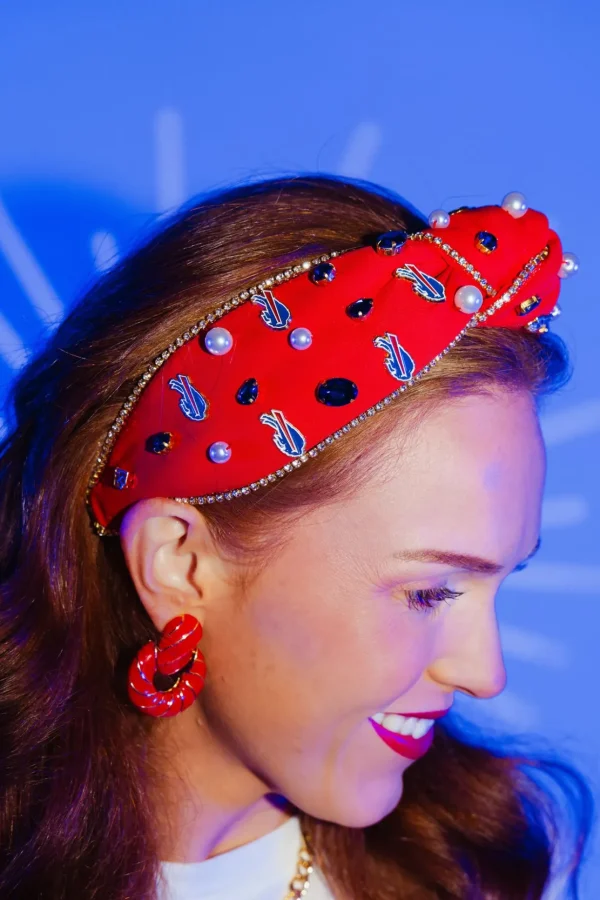 Buffalo Bills Red Logo Headband-Brianna Cannon Sale