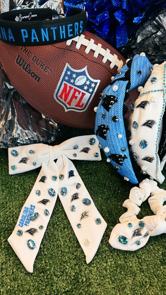 Carolina Panthers Adult Cross Stitch Headband-Brianna Cannon Hot