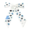 Carolina Panthers White Bow Barrette-Brianna Cannon Hot