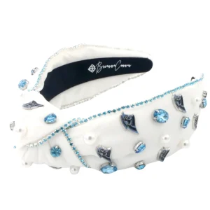 Carolina Panthers White Logo Headband-Brianna Cannon Hot