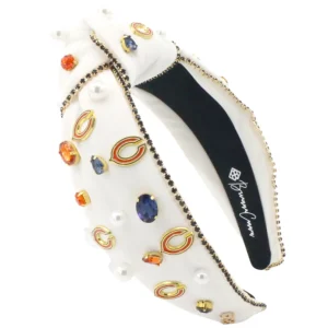 Chicago Bears White Logo Headband-Brianna Cannon Online