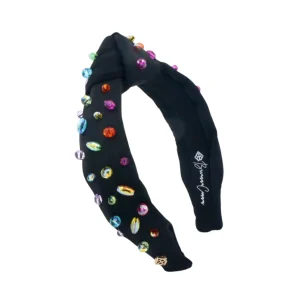 Child Size Black Headband with Rainbow Beads-Brianna Cannon Best