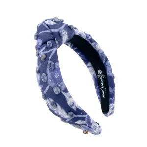 Child Size Chinoiserie Floral Headband with Beads-Brianna Cannon Best