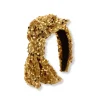 Child Size Gold Sequin Side Bow Headband-Brianna Cannon Outlet