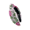 Child Size Lavender Roses Brocade Headband-Brianna Cannon Outlet