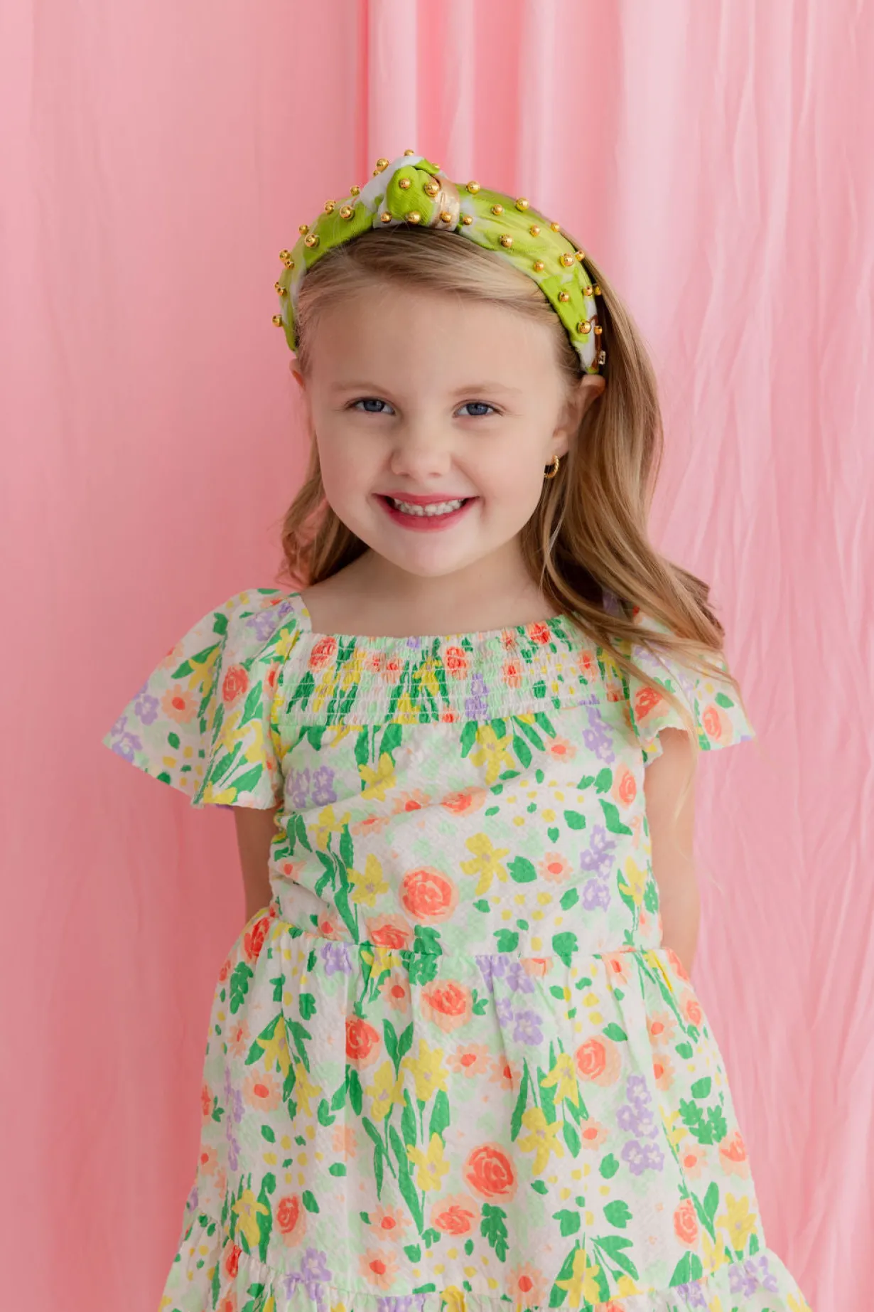 child_size_lime_green_whi_3.webp Child Size Lime Green, White & Gold Headband With Gold Beads-Brianna Cannon Discount