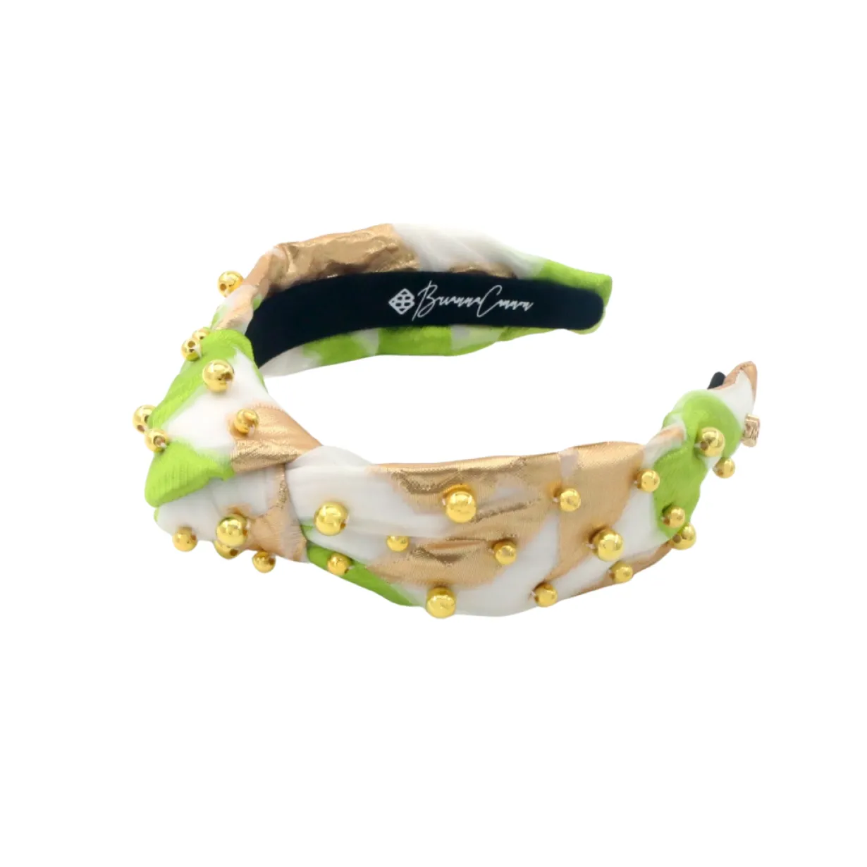child_size_lime_green_whi_4.webp Child Size Lime Green, White & Gold Headband With Gold Beads-Brianna Cannon Discount
