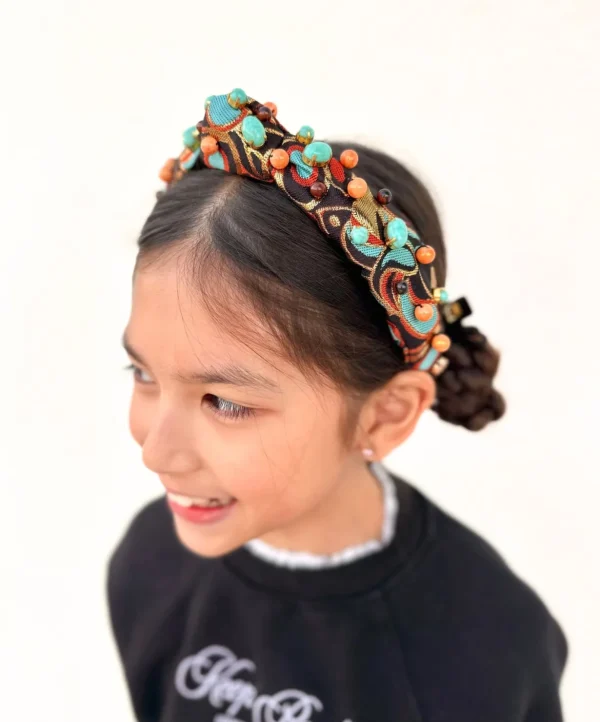 Child Size Meadow Butterfly Headband with Cabochons-Brianna Cannon Discount