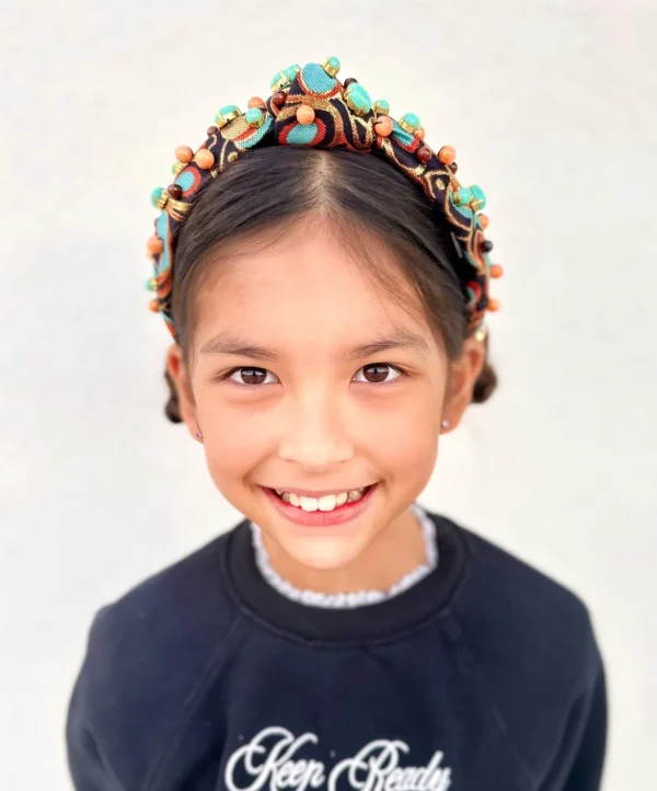 Child Size Meadow Butterfly Headband with Cabochons-Brianna Cannon Discount