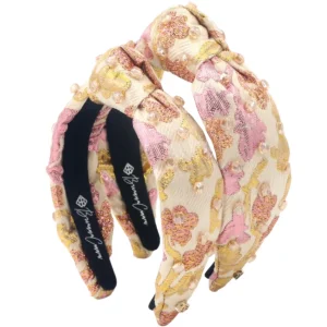Child Size Metallic Fall Leaves Headband-Brianna Cannon Sale