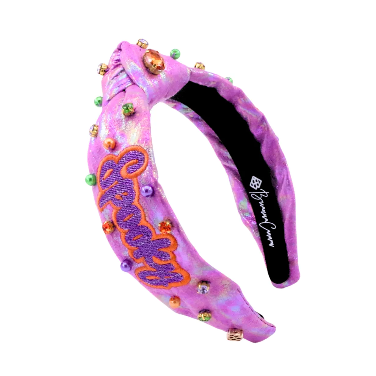child_size_metallic_iride_0-1.webp Child Size Metallic Iridescence SPOOKY Headband with Crystals-Brianna Cannon Sale