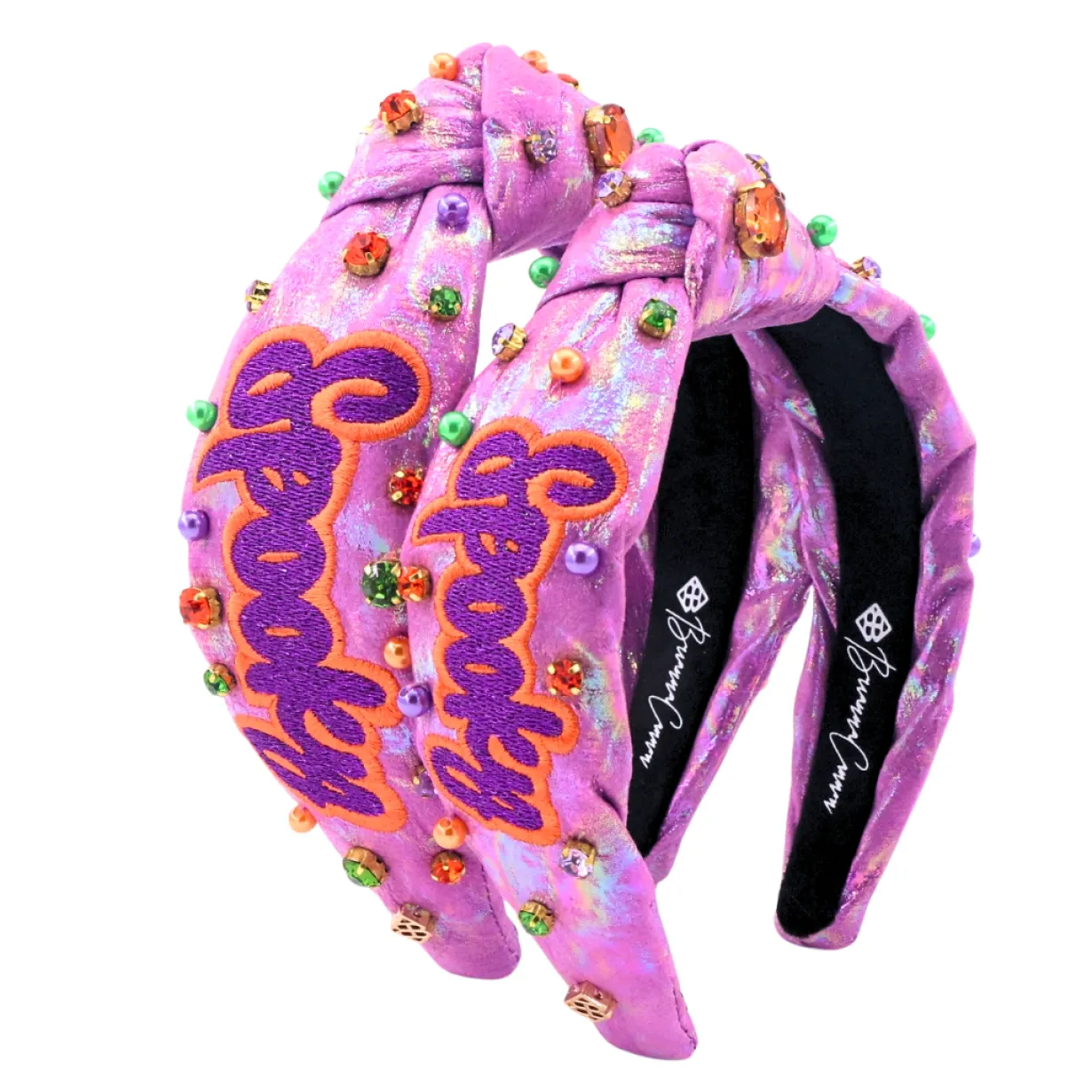 child_size_metallic_iride_2-1.webp Child Size Metallic Iridescence SPOOKY Headband with Crystals-Brianna Cannon Sale
