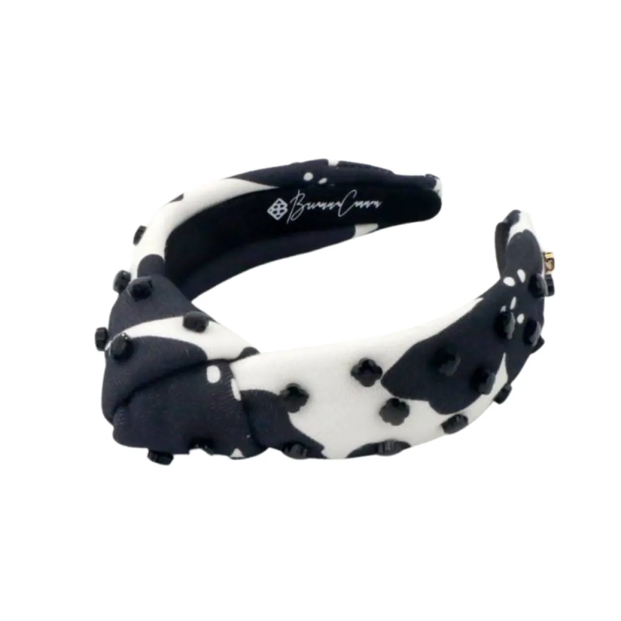child_size_monochrome_bla_2.webp Child Size Monochrome Black Floral Headband with Black Beads-Brianna Cannon Outlet