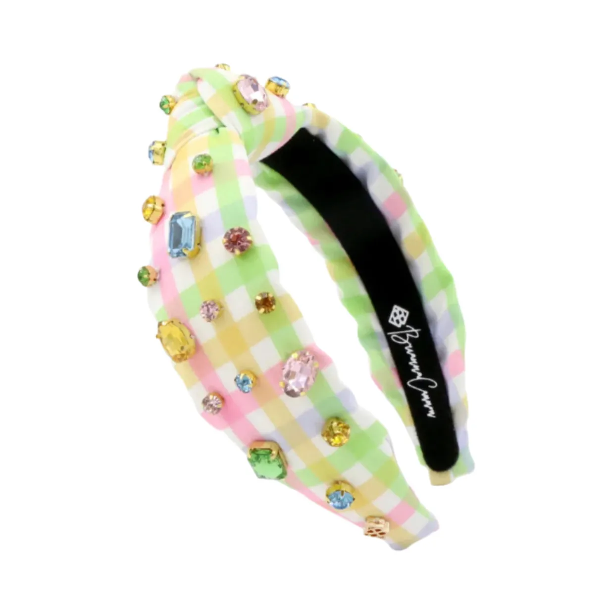 Child Size Multicolor Gingham Headband-Brianna Cannon Online