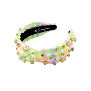 Child Size Multicolor Gingham Headband-Brianna Cannon Online