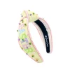 Child Size Pastel Yellow EASTER Cross Stitch Headband-Brianna Cannon Hot