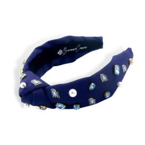 Child Size Prince of Peace Logo Headband With Pearls and Crystals-Brianna Cannon Sale