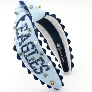 Child Size Prince of Peace Cross-stitch Headband With Pearls and Crystals-Brianna Cannon Best