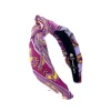 Child Size Purple Bandana Knotted Headband-Brianna Cannon Clearance
