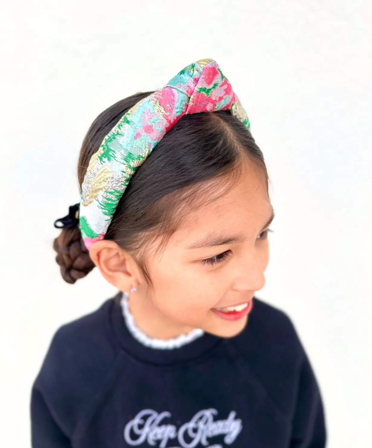child_size_spring_floral__1.webp Child Size Spring Floral Brocade Headband-Brianna Cannon New